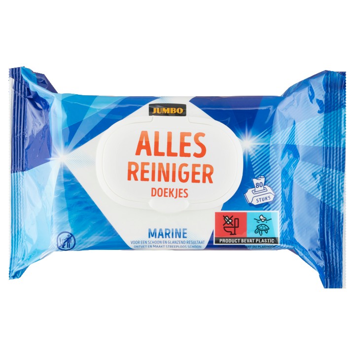 Jumbo Allesreinigerdoekjes Marine geur 80 Stuks