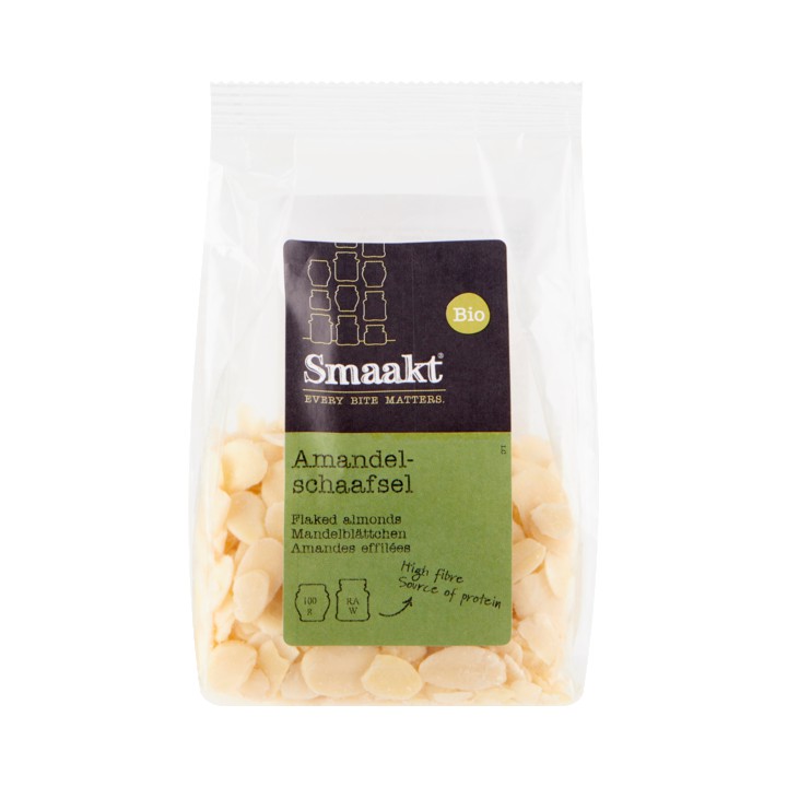 Smaakt Bio Amandelschaafsel 100g