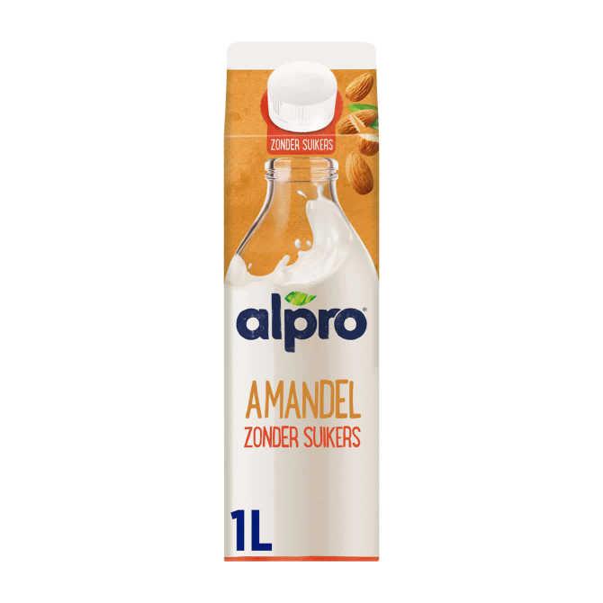 Alpro Amandeldrink Zonder Suikers Gekoeld