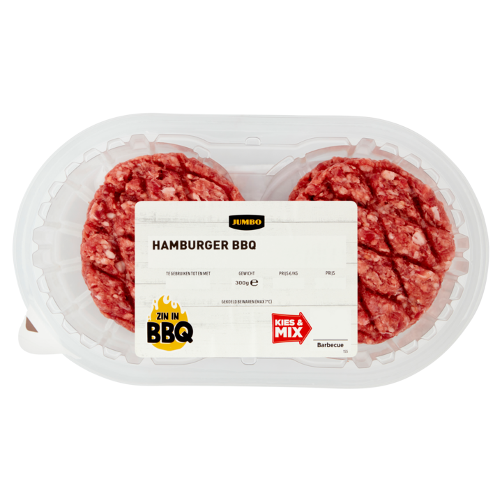 Jumbo Hamburger BBQ 320g