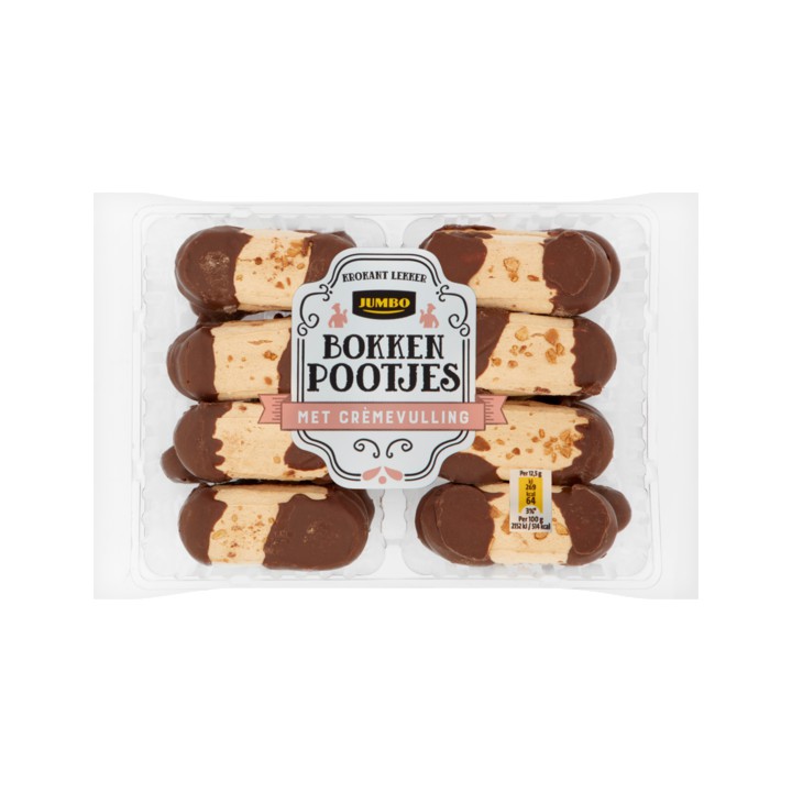 Jumbo Bokkenpootjes met Cremevulling 200g