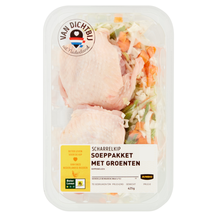 Jumbo Scharrelkip Soeppakket met Groenten ca. 425g