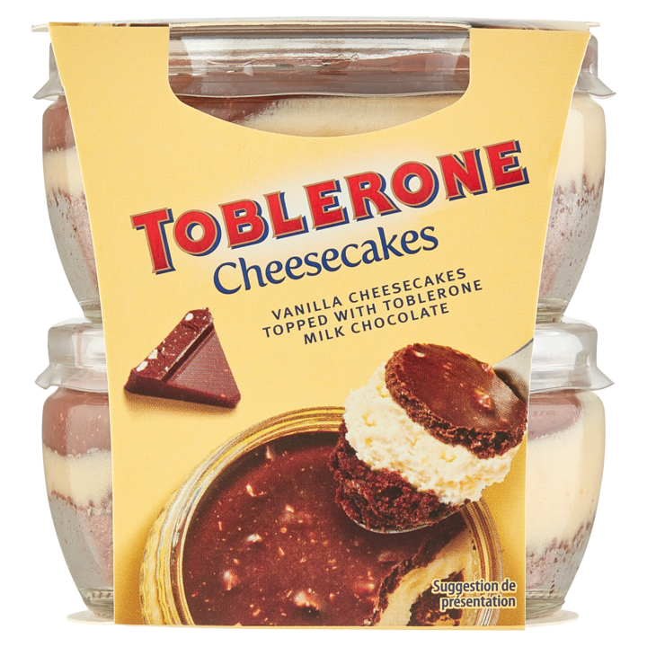 Toblerone Cheesecakes Toetje 2 x 85g