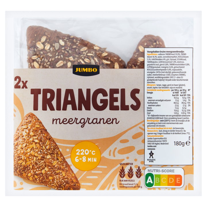 Jumbo - Triangels Meergranen - 2 Stuks