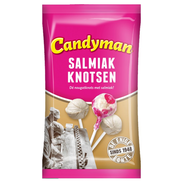 Candyman Salmiakknotsen 125g