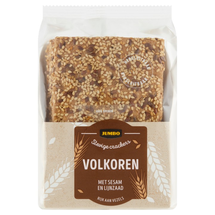 Jumbo Stevige Crackers Volkoren 200g