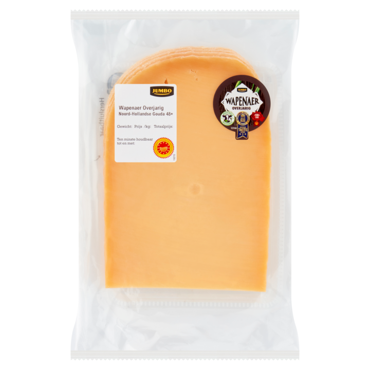 Wapenaer Overjarig Noord-Hollandse Gouda Kaas 48+ ca. 200g