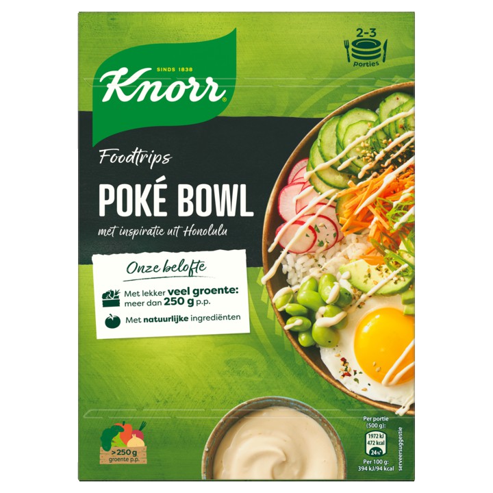 Knorr Wereldgerechten Foodtrips Pok&amp;eacute; Bowl 216g