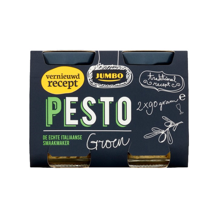 Jumbo Pesto Groen 2 x 90g