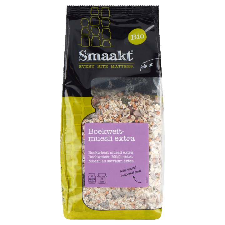 Smaakt Bio Boekweitmuesli Extra 500g