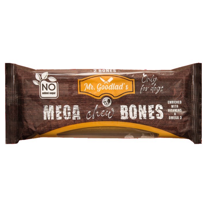 Mr. Goodlad&amp;#x27;s Mega Chew Bones 2 Stuks 180g