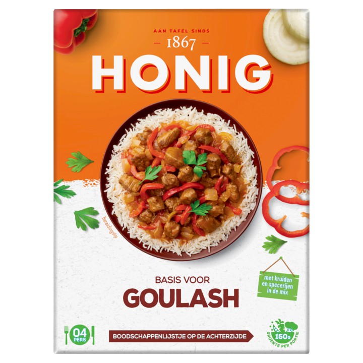 Honig Maaltijdmix voor Goulash 78g