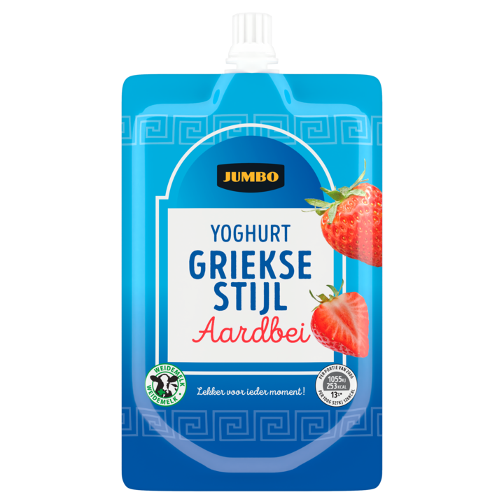 Jumbo Yoghurt Griekse Stijl Aardbei 200g