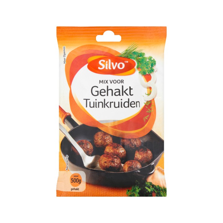 Silvo Mix voor Gehakt Tuinkruiden 40g