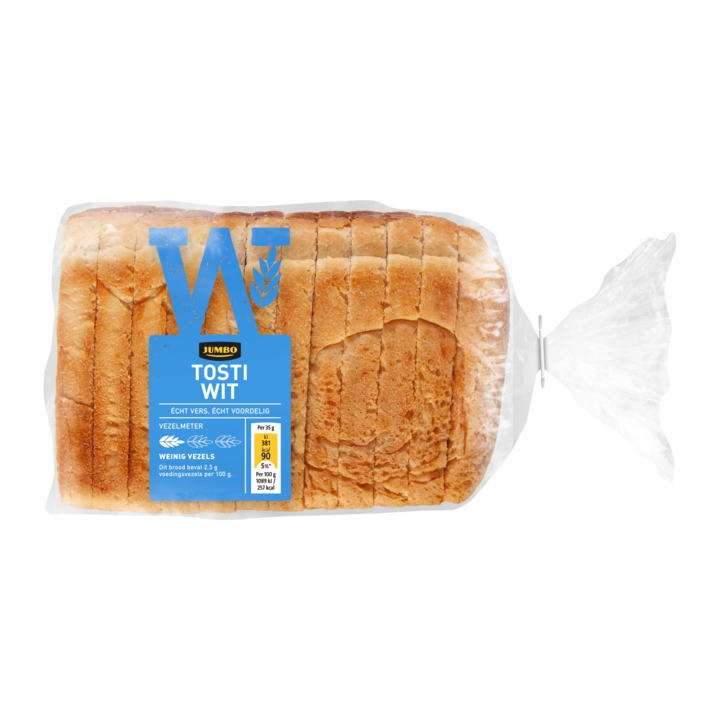 Jumbo - Wit Tosti Brood - Half