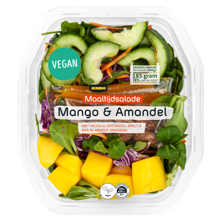 Jumbo Maaltijdsalade Mango &amp;amp; Amandel 400g