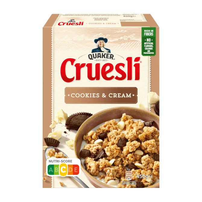 Quaker cruesli Cookies &amp; cream