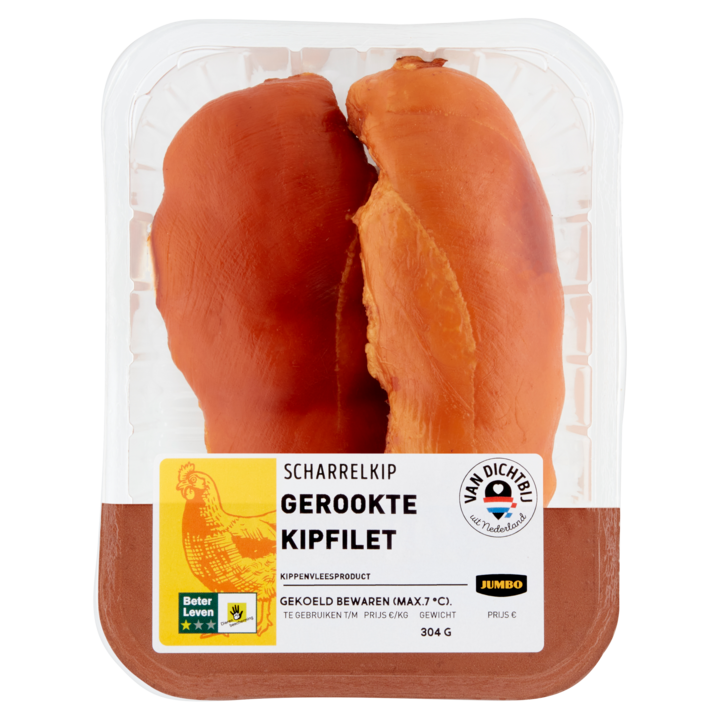 Jumbo Scharrelkip Gerookte Kipfilet ca. 320g