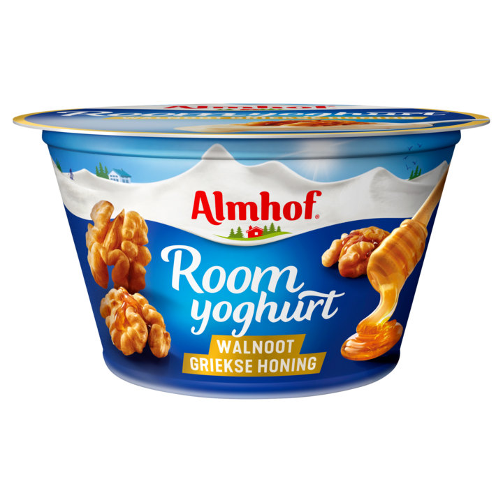 Almhof roomyoghurt walnoot Griekse honing 150g
