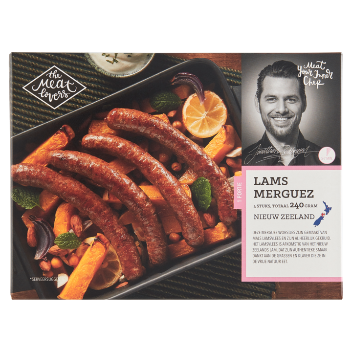 The Meat Lovers Lams Merguez 4 Stuks 240g