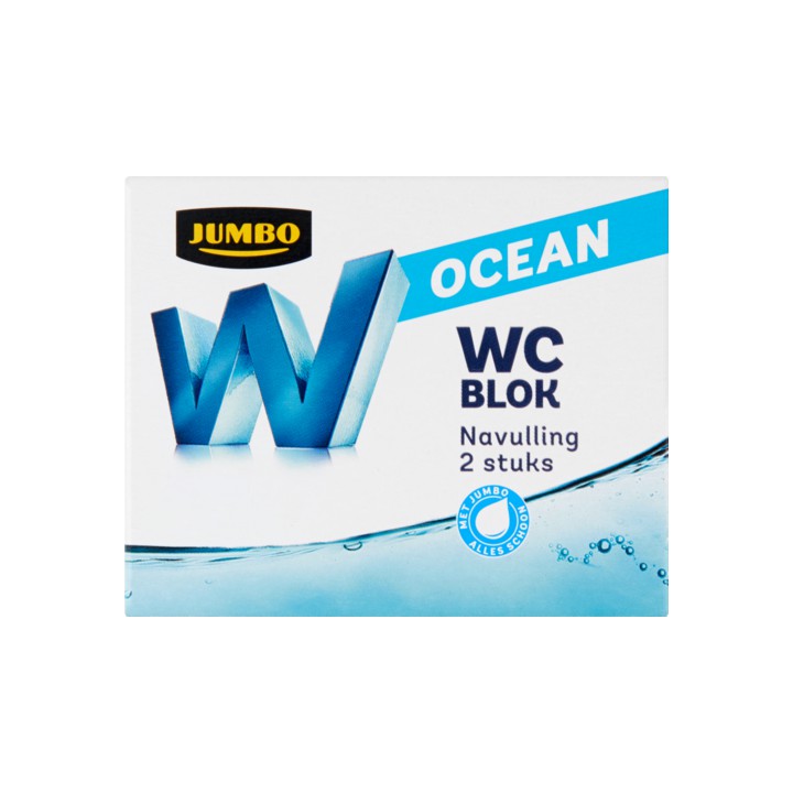 Jumbo WC Blok Ocean Navulling 2 x 40g