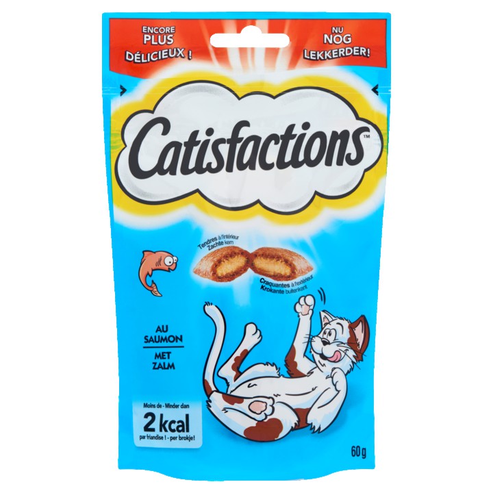 Catisfactions Kattensnacks - Zalm - 60g