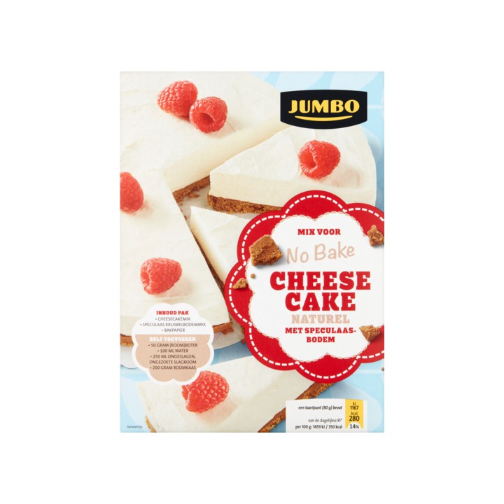 Jumbo Mix voor No Bake Cheesecake Naturel 365g