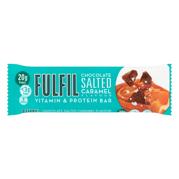 Fulfil Chocolate Salted Caramel Flavour Vitamin &amp;amp; Protein Bar 55g