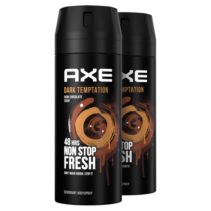 AXE Deodorant Bodyspray Dark Temptation 2 x 150ml