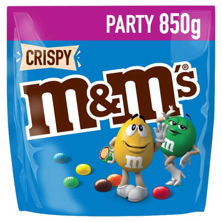 M&amp;amp;M&amp;#x27;S Crispy chocolade partyzak 850g