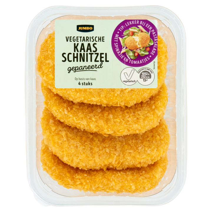 Jumbo Vegetarische Kaasschnitzels 4 Stuks