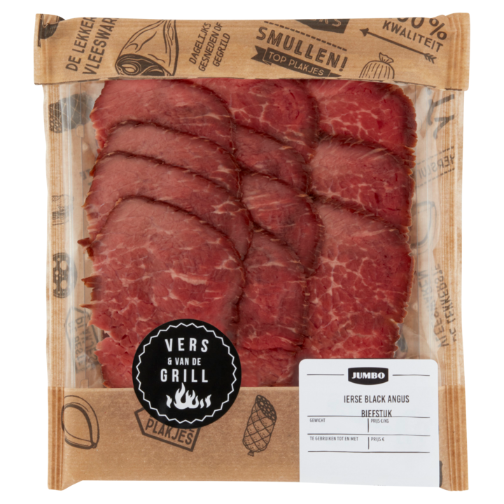 Jumbo Ierse Black Angus Biefstuk ca. 90g