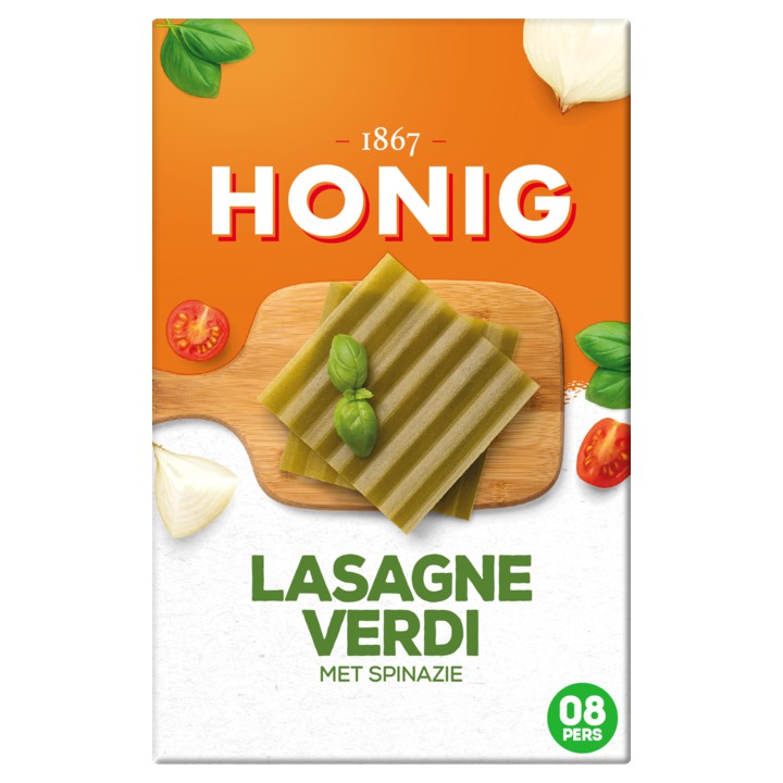 Honig Lasagne Verdi met Spinazie 250g