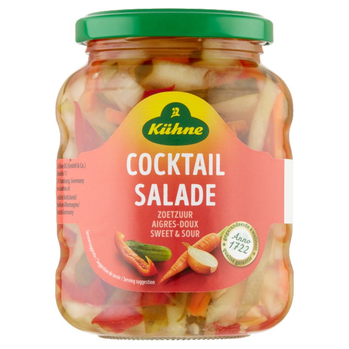 K&amp;uuml;hne Cocktail Salade Zoetzuur 330g