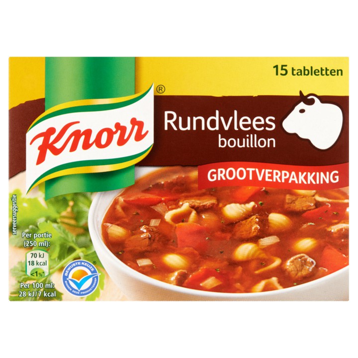Knorr Rundvlees Bouillon 15 x 10g | Nederland Life Knorr Rundvlees Bouillon 15 x 10g