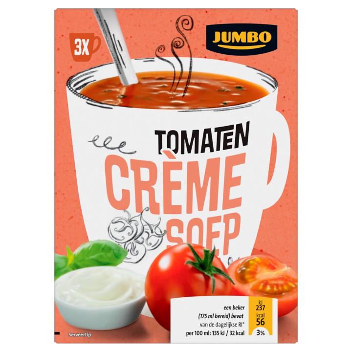 Jumbo Tomaten Cr&amp;egrave;mesoep 3 Stuks