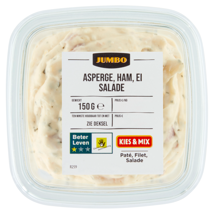 Jumbo Salade Asperge, Ham &amp;amp; Ei 150g