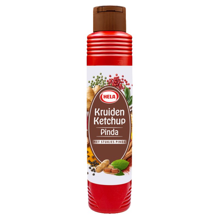 Hela Kruiden Ketchup Pinda 568g