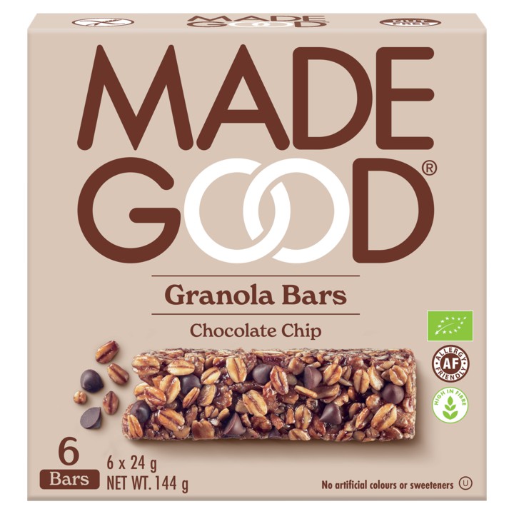 Made Good Chocolate Chip Granola Bars 6 x 24g