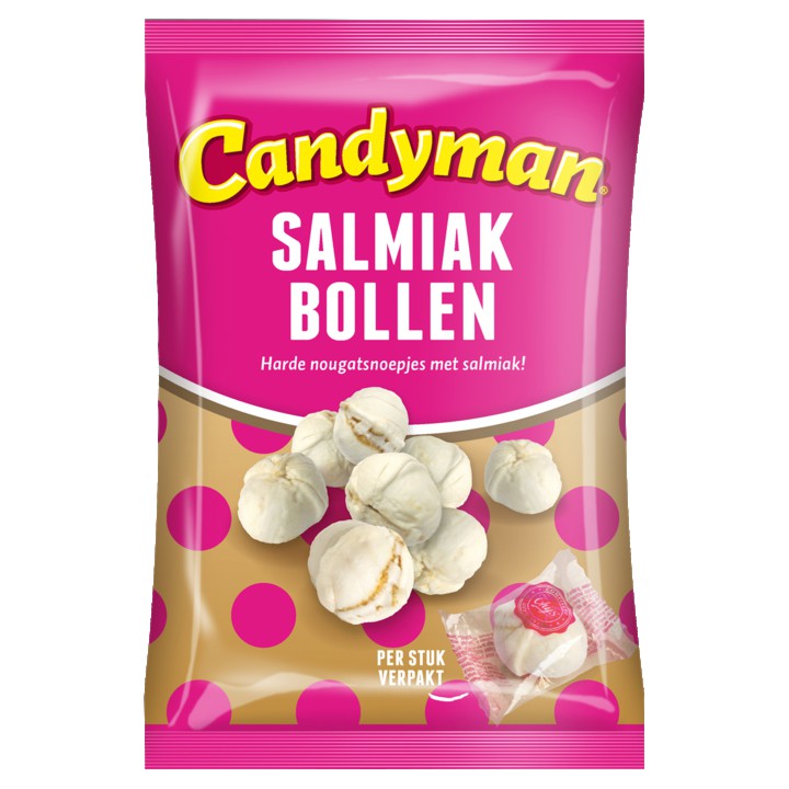 Candyman Salmiak bollen 100g