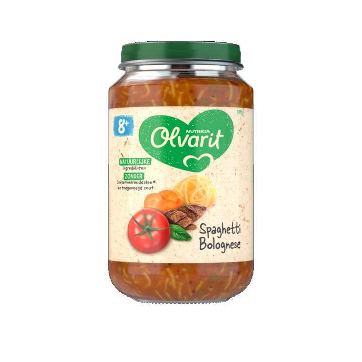 Olvarit Spaghetti Bolognese 8+ Maanden 200g