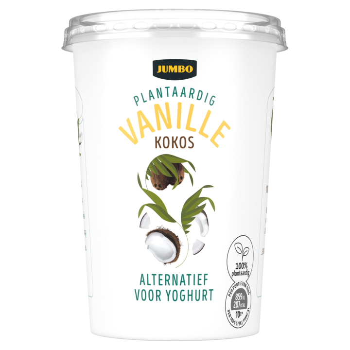 Jumbo Plantaardige Variatie op Yoghurt Vanille Kokos 400g