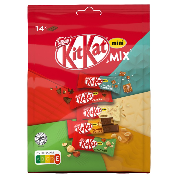 Kitkat Mini Mix chocolade uitdeelzak