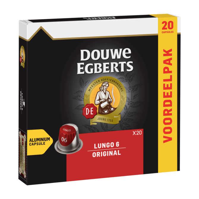 Douwe Egberts Lungo original koffiecups voordeelverpakking