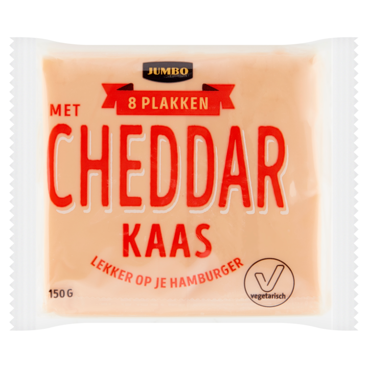 Jumbo Cheddar 8 Plakken 150g