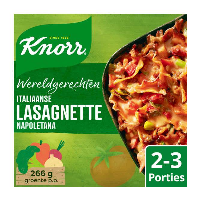 Knorr Wereldgerechten lasagnette napoletana
