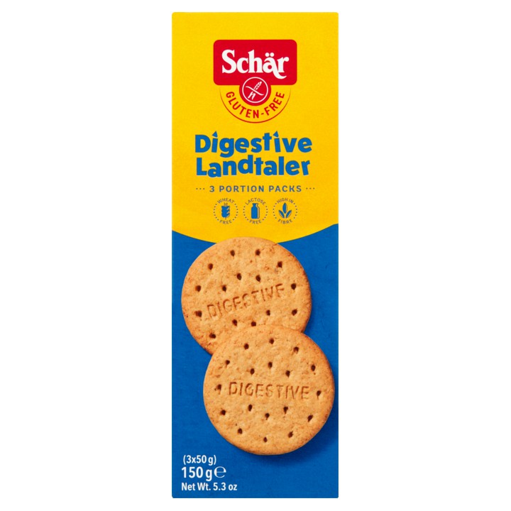 Sch&amp;auml;r  Digestive Landtaler Glutenvrij 3 x 50g