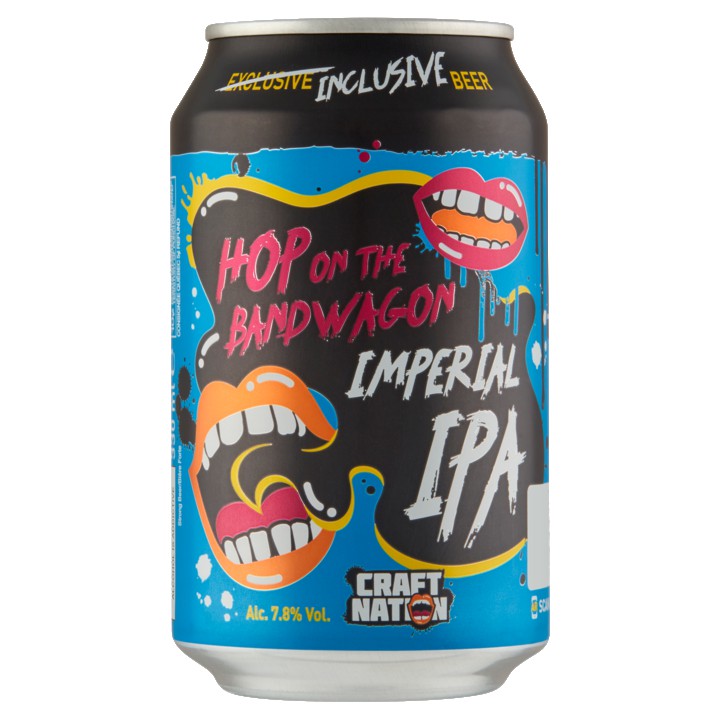 Craft Nation - Hop on the brandwagon - Imperial IPA - Blik - 330ML