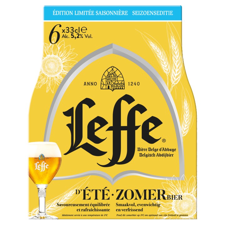 Leffe Zomerbier Flessen 6 x 33cl