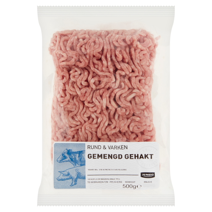 Jumbo Rund &amp;amp; Varken Gemengd Gehakt 500g